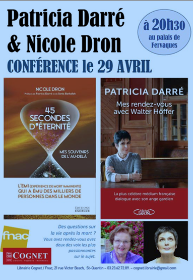 Affiche conférence Nicole Dron